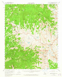Triple Divide Peak 1956 topographic map preview