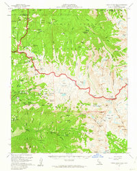 Triple Divide Peak 1956 topographic map thumbnail