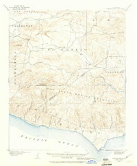 Triunfo Pass 1900 topographic map thumbnail