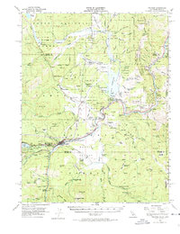 Truckee 1955 topographic map thumbnail