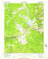 Truckee 1955 topographic map thumbnail