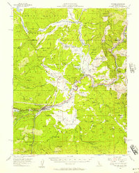 Truckee 1955 topographic map thumbnail
