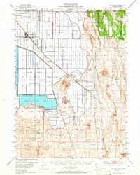 Tulelake 1951 topographic map thumbnail