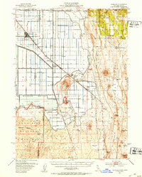 Tulelake 1951 topographic map thumbnail