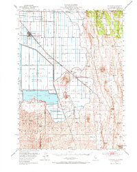 Tulelake 1951 topographic map thumbnail