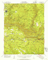 Tuolumne 1948 topographic map thumbnail