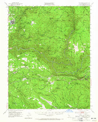 Tuolumne 1948 topographic map thumbnail