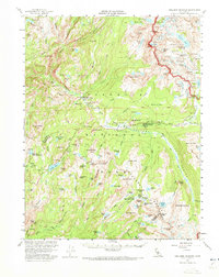 Tuolumne Meadows topographic map thumbnail