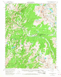 Tuolumne Meadows 1956 topographic map thumbnail