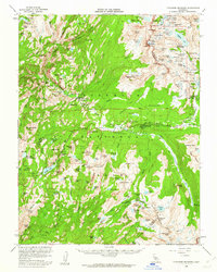 Tuolumne Meadows 1956 topographic map thumbnail
