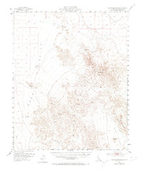 Turtle Mountains 1954 topographic map thumbnail