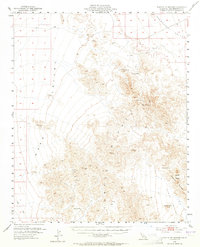 Turtle Mountains 1954 topographic map thumbnail