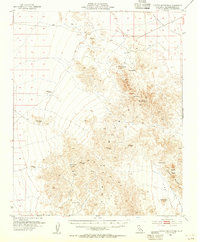 Turtle Mountains 1954 topographic map thumbnail