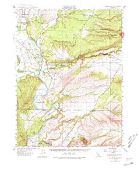 Tuscan Buttes 1944 topographic map thumbnail