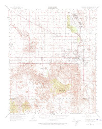 Twentynine Palms 1955 topographic map thumbnail