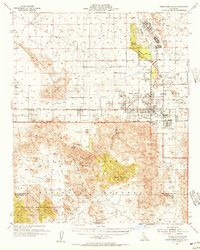 Twentynine Palms 1955 topographic map thumbnail