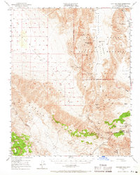Ubehebe Peak 1950 topographic map thumbnail