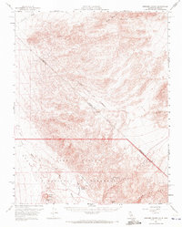 Ubehebe Crater 1957 topographic map thumbnail