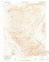 Ubehebe Crater 1957 topographic map thumbnail