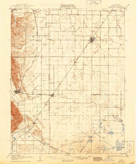 Vacaville 1908 topographic map thumbnail