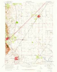Vacaville topographic map thumbnail
