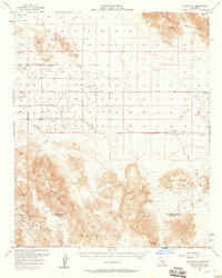 Valley Mountain 1956 topographic map thumbnail