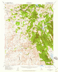Valley Springs 1956 topographic map preview