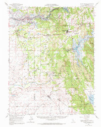 Valley Springs 1962 topographic map thumbnail