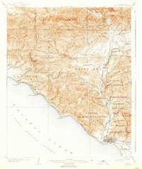 Ventura 1904 topographic map thumbnail