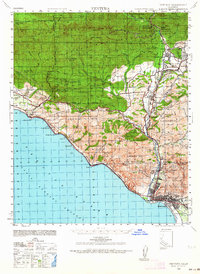 Ventura 1941 topographic map thumbnail