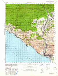 Ventura 1941 topographic map thumbnail