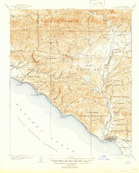 Ventura 1904 topographic map thumbnail