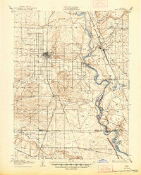 Vina 1904 topographic map thumbnail