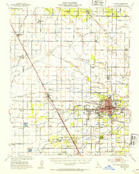 Visalia 1949 topographic map thumbnail