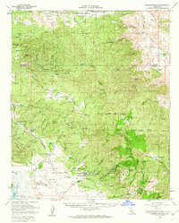 Warner Springs 1960 topographic map thumbnail