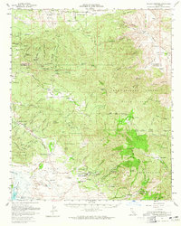 Warner Springs 1960 topographic map thumbnail