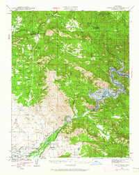 Watts Valley 1942 topographic map thumbnail