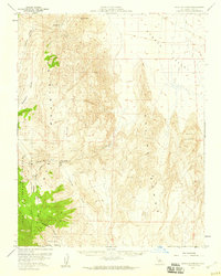 Waucoba Spring 1958 topographic map thumbnail