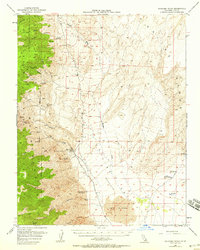 Waucoba Wash topographic map thumbnail