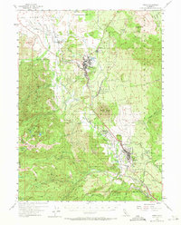 Weed 1954 topographic map preview