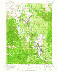 Weed 1954 topographic map thumbnail