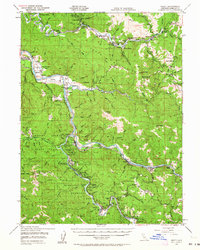Weott 1949 topographic map preview