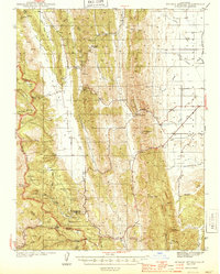 Wilbur Springs 1944 topographic map thumbnail