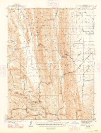 Wilbur Springs 1944 topographic map preview