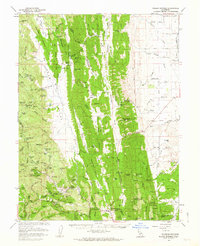 Wilbur Springs 1961 topographic map thumbnail