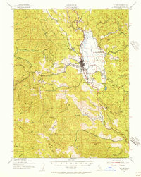 Willits 1942 topographic map thumbnail