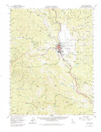 Willits 1961 topographic map preview