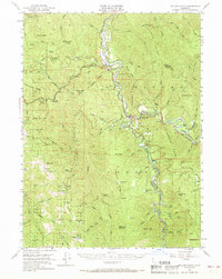 Willow Creek 1952 topographic map thumbnail