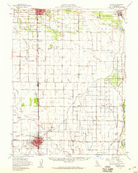 Willows 1951 topographic map preview