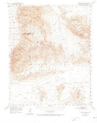 Wingate Pass 1950 topographic map thumbnail